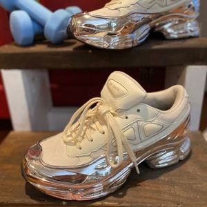 adidas Ozweego Raf Simons Cream/ Silver sneakers